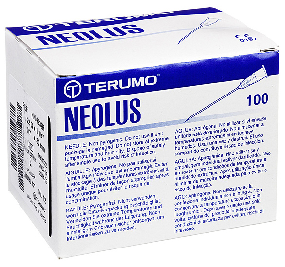   Terumo Neolus   ~     0,7  30